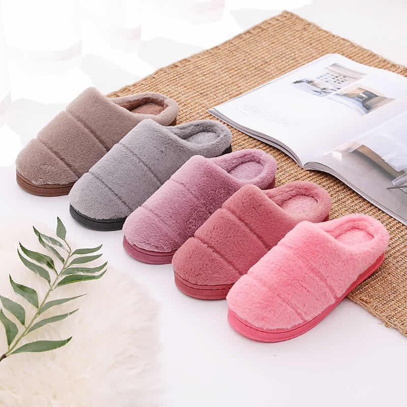 2-Thread Plush Cotton Shoes For Men And Women details Picture