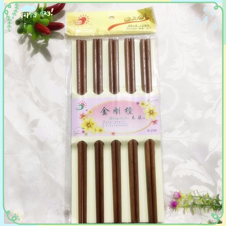 Solid wood diamond sandalwood chopsticks, no paint or wax, household wooden chopsticks, high-end hot pot chopsticks, extended chopsticks, natural sandalwood chopsticks undefined