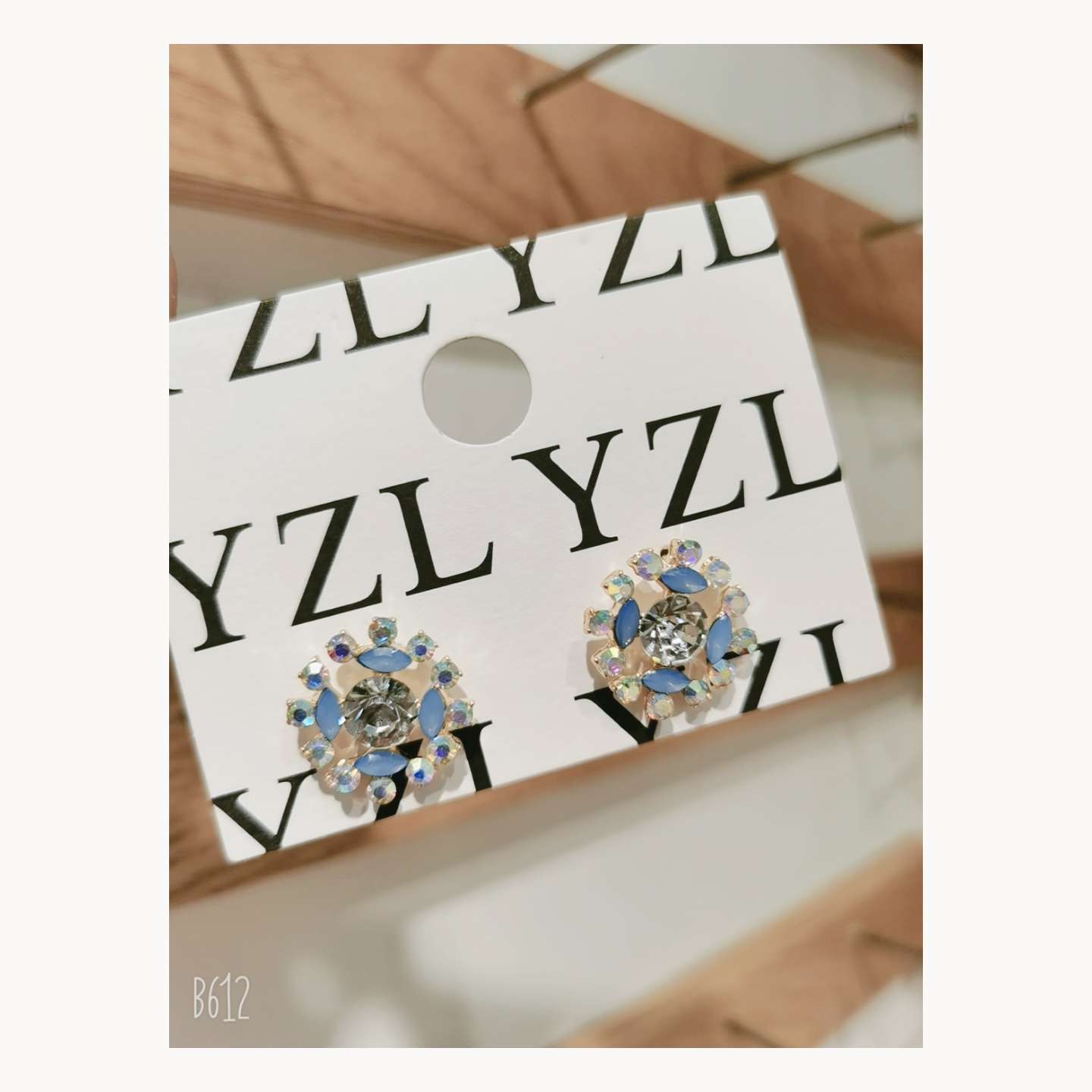 【一打装】韵之恋饰品韩版网络人气爆款合金点钻系列耳钉