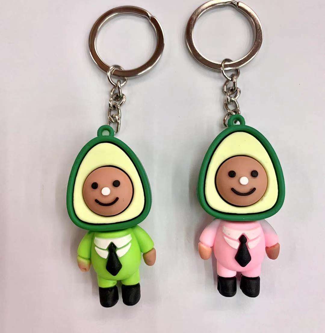 Soft Glue Avocado Pendant full figure