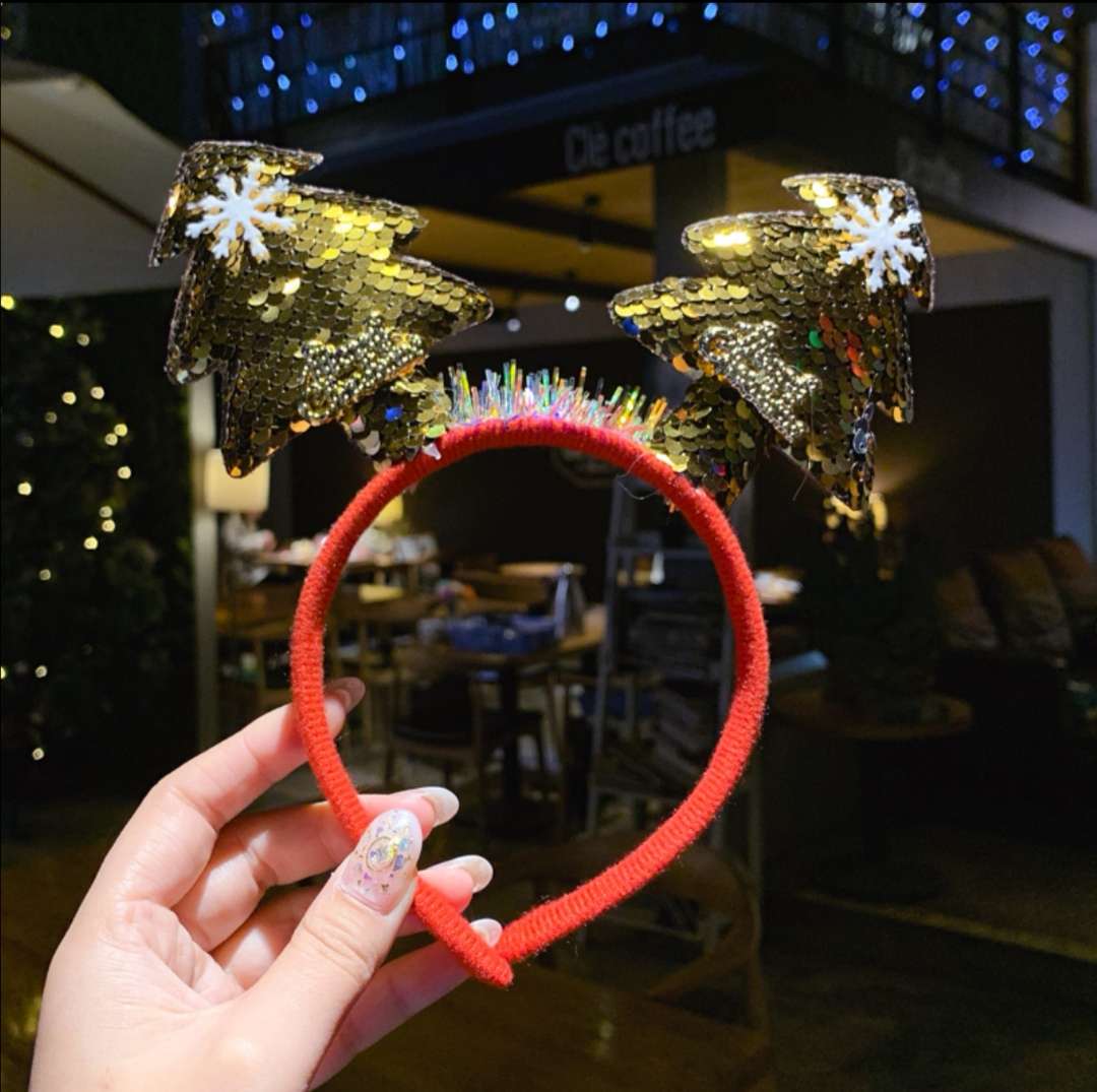 Sequined Christmas headband Item Picture