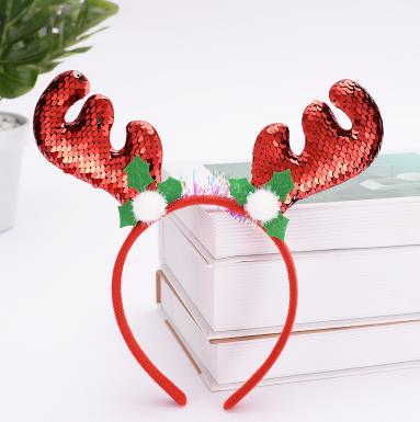 Sequined Christmas headband Application Scenario