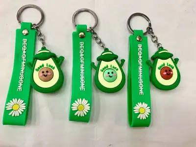 Avocado Pendant Soft Glue Key Chain