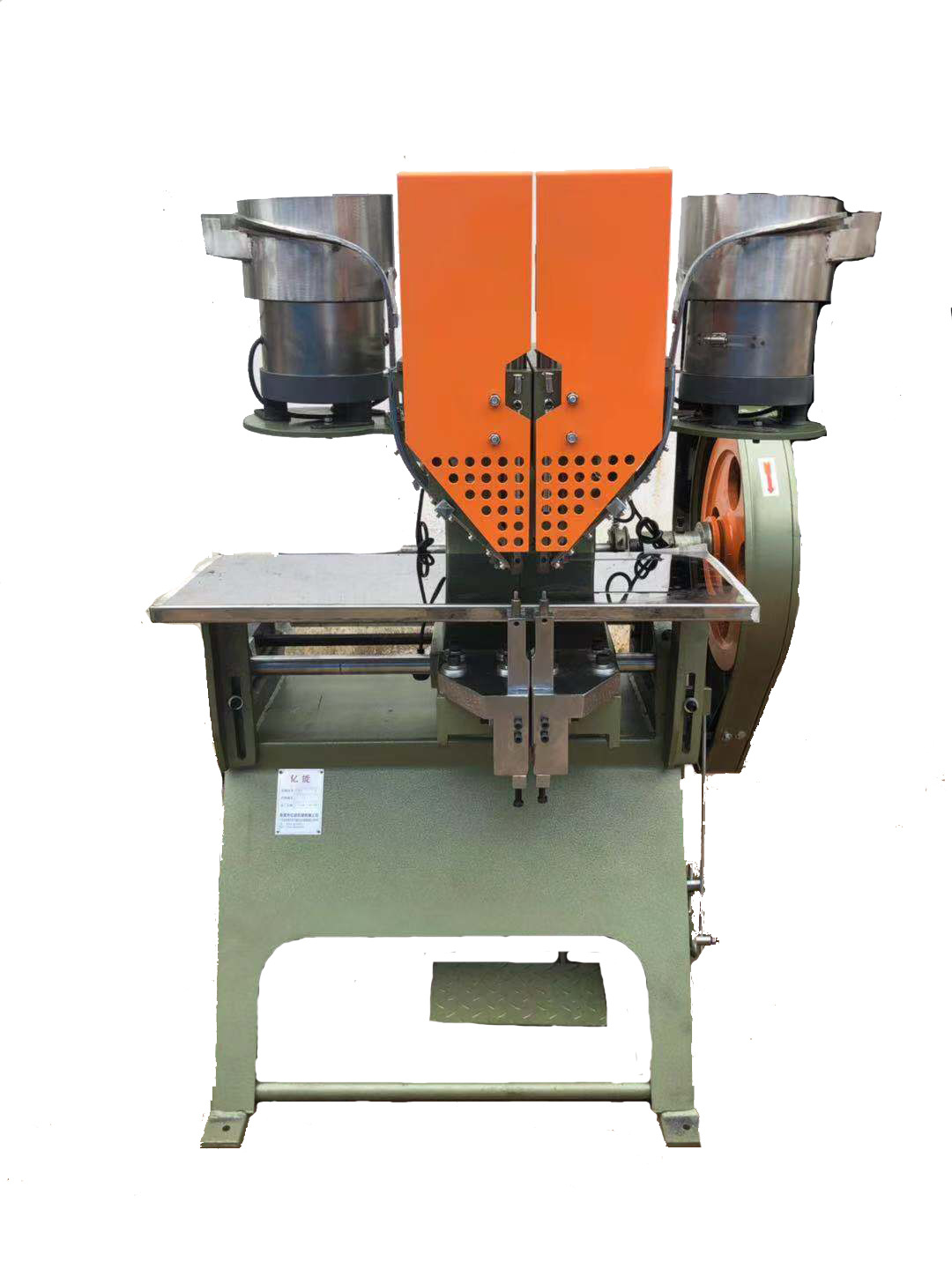 New double-grain riveting machine, folder riveting machine, double-head riveting machine factory direct sales undefined