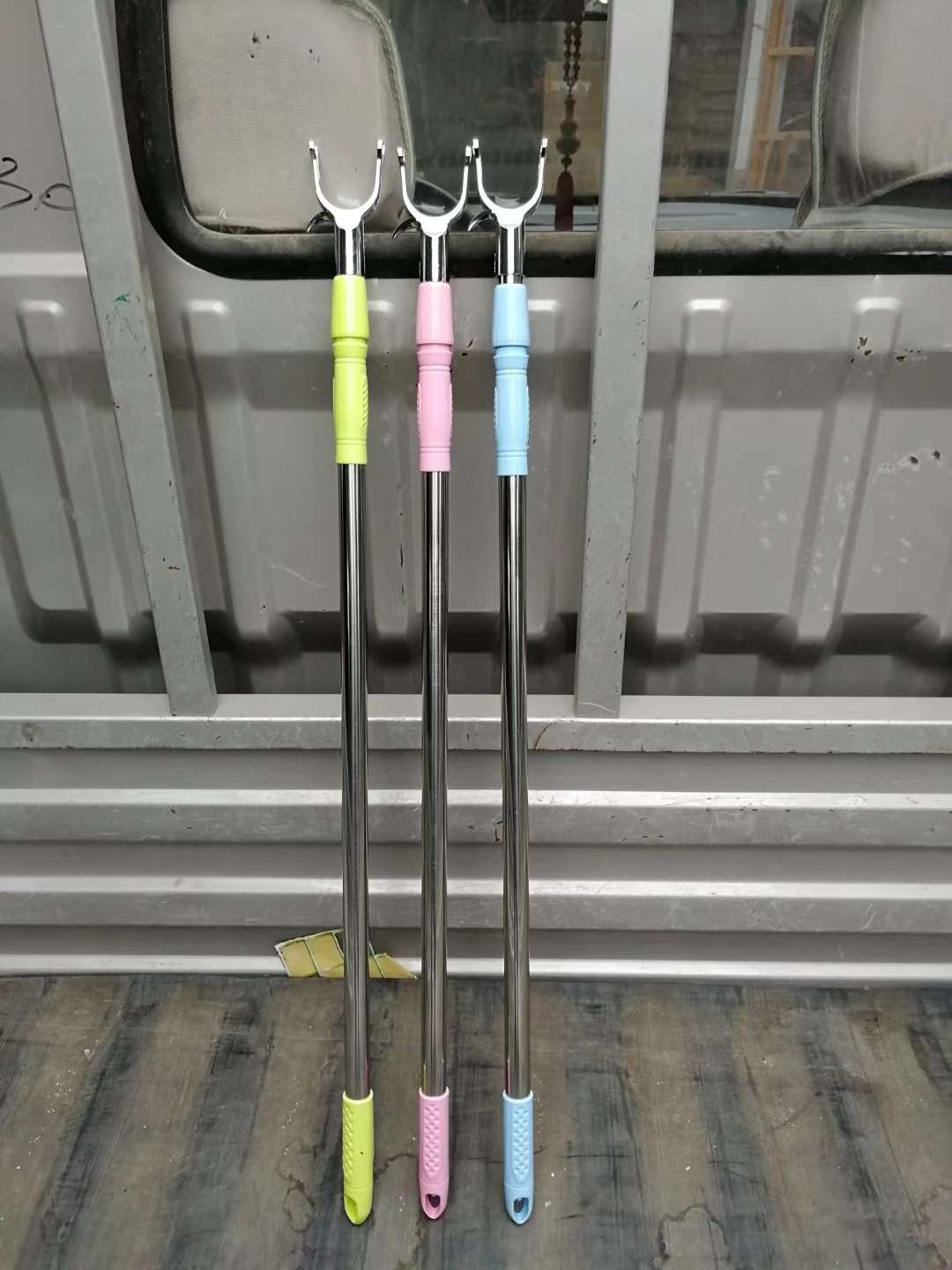 撑衣杆家用晾衣杆不锈钢可伸缩加长晒衣挂衣挑衣杆取衣服叉杆衣叉详情图10