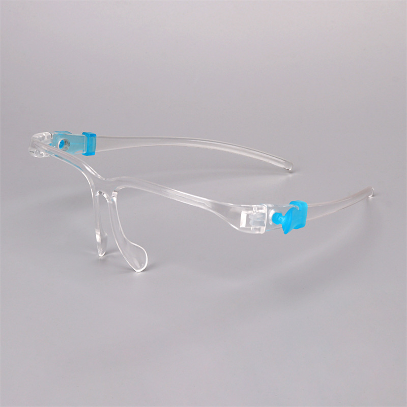 Goggles mask protection isolation mask PET double anti-fog transparent mask glasses frame protective mask thumbnail
