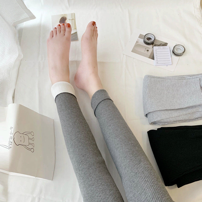 Bare leg artifact natural nude leggings women wear velvet thickened flesh-colored silk stockings cotton pantyhose autumn thumbnail