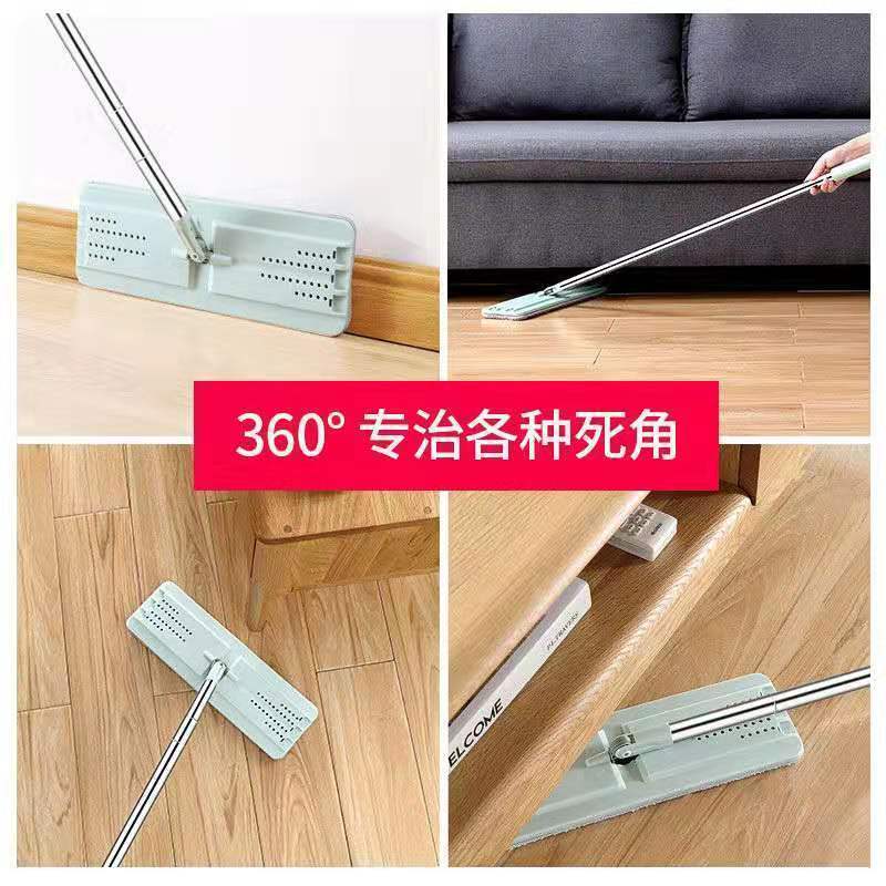Scratch-off scratch-off hand-wash flat mop, household one-mop, dry and wet dual-purpose lazy mop, bucket mop cloth, floor mopping wonder detail image 9