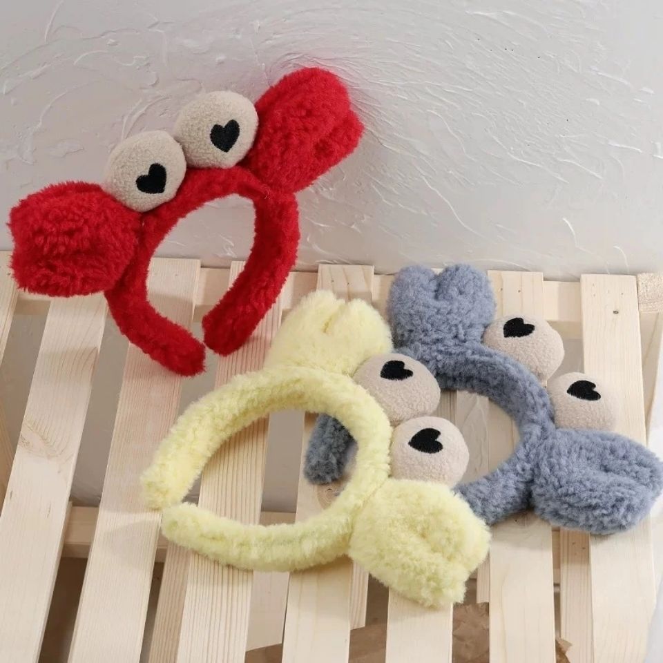 Celebrity Internet red with the same hair band cute cartoon crab hair band Hair hair band hair accessories face hair band