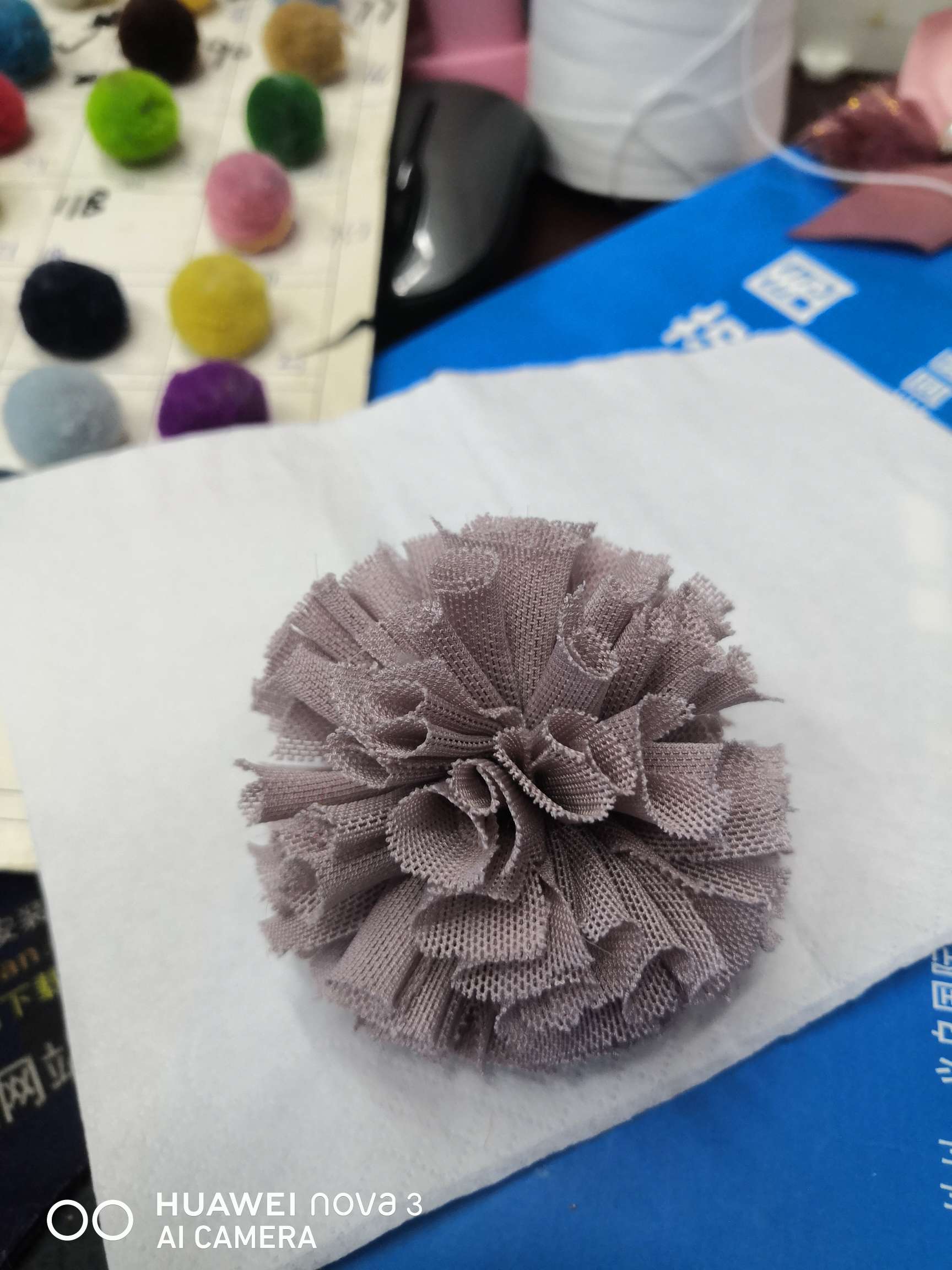 网布球7cm浅紫色
