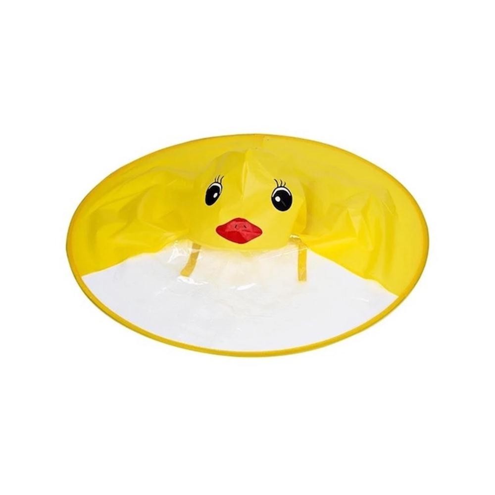 小黄鸭雨衣小孩雨衣宝宝抖音同款透明防水儿童雨衣幼儿园雨伞帽详情8