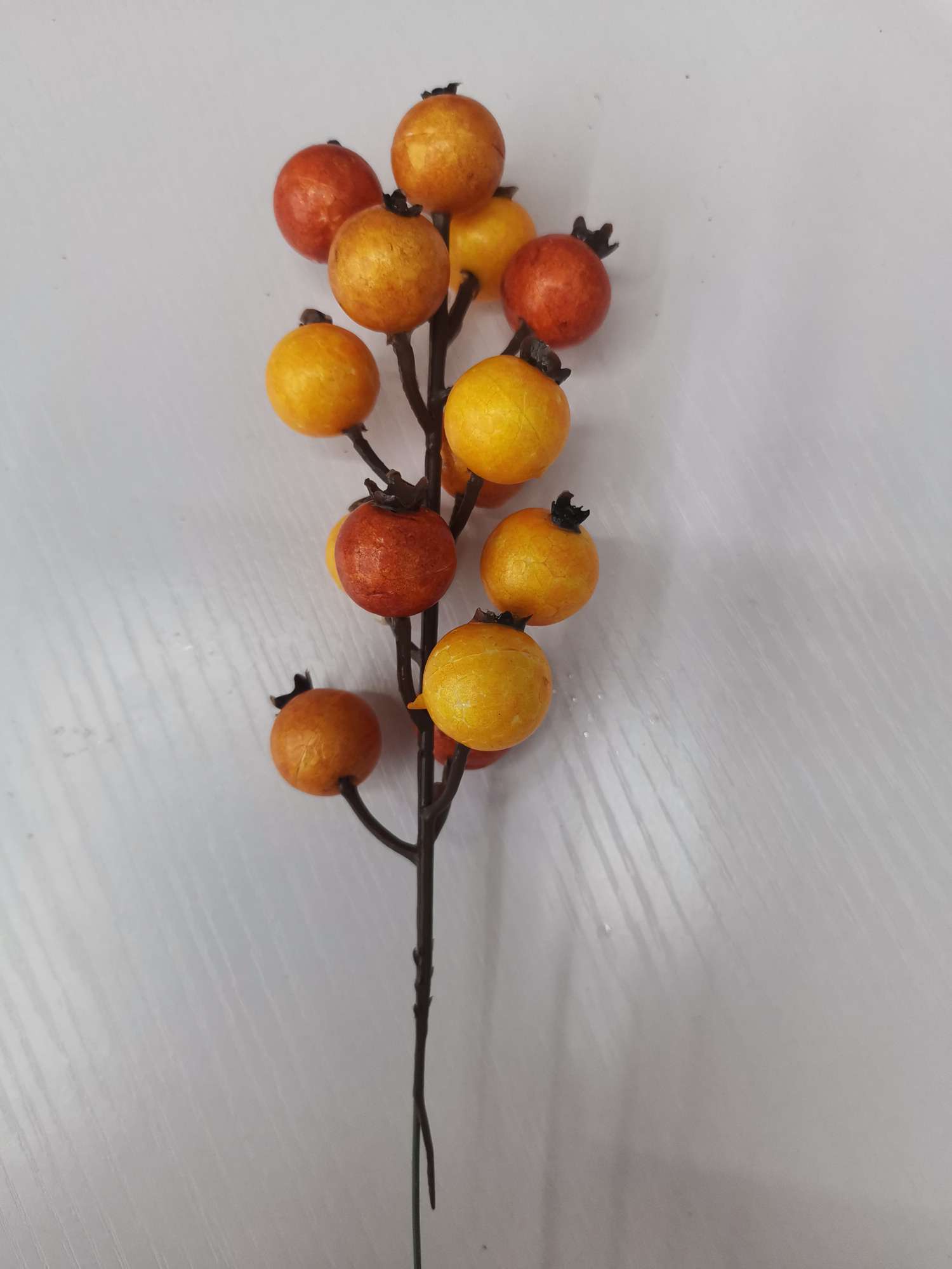 仿真秋色十四头石榴花果串详情图1