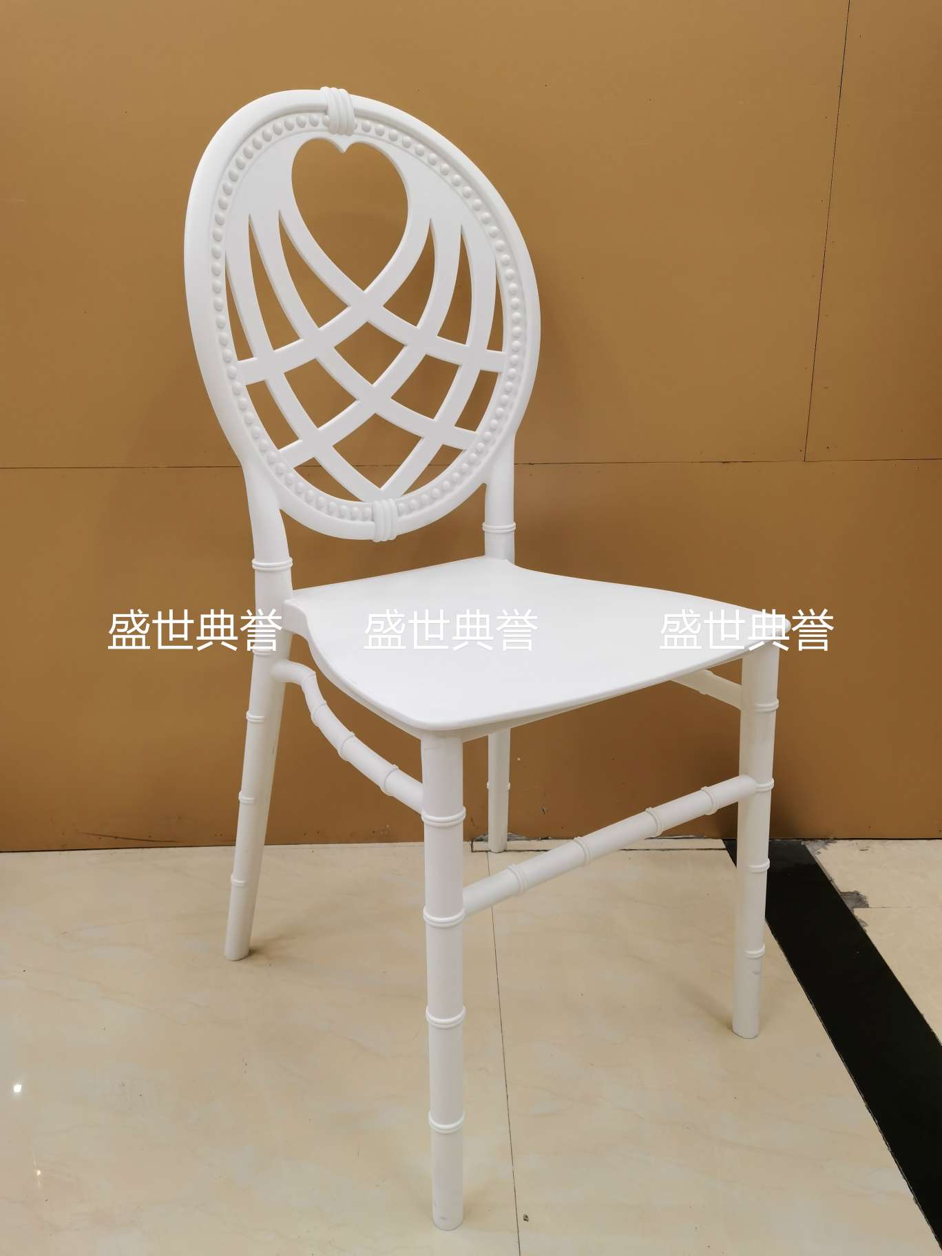 上海外贸户外婚礼折叠椅酒店婚庆塑料竹节椅PP一体椅子酒店宴会椅详情图9