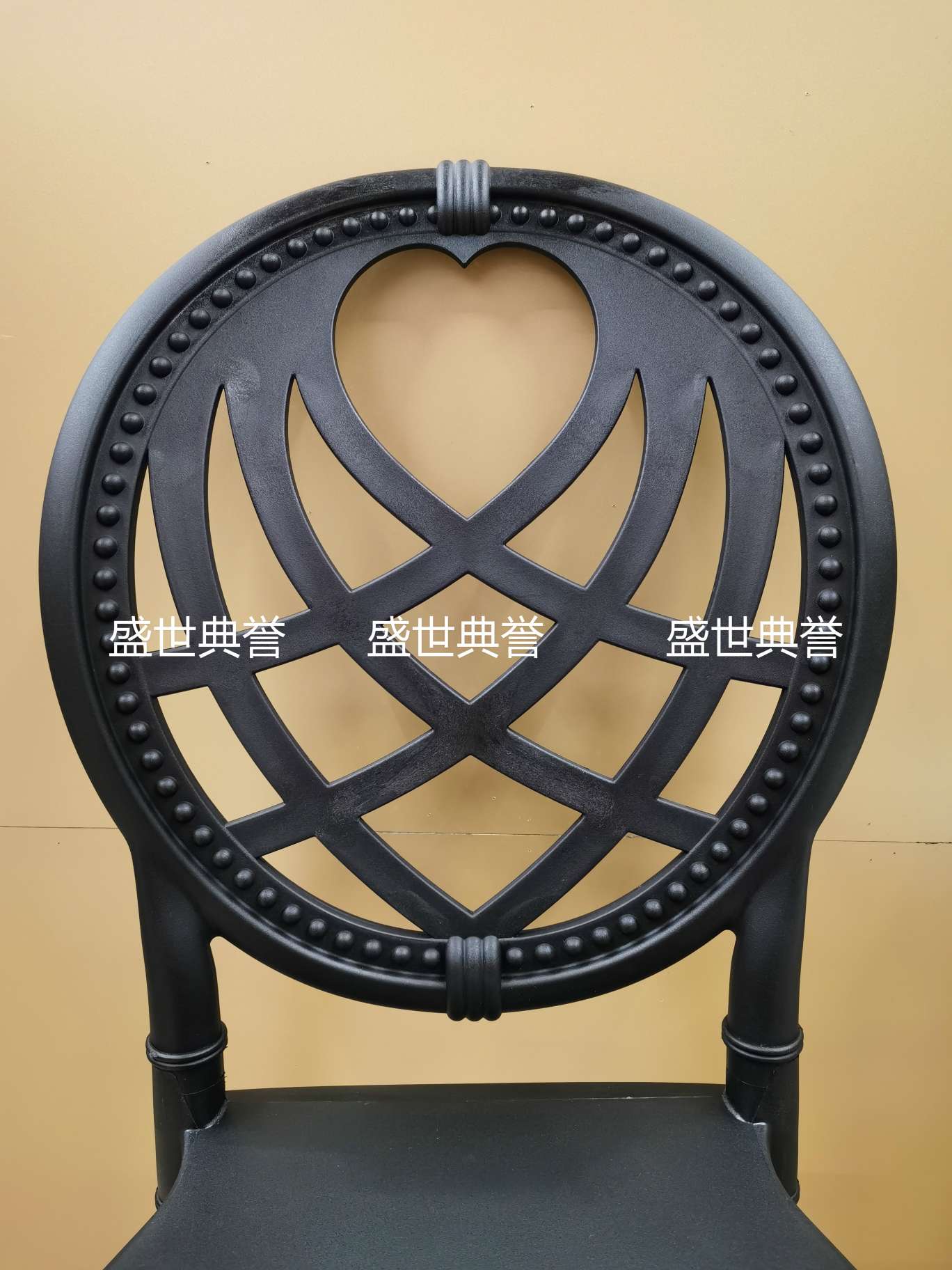 上海外贸户外婚礼折叠椅酒店婚庆塑料竹节椅PP一体椅子酒店宴会椅详情图3