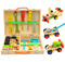 木质卡通diy工具箱玩具儿童工具套装玩具多功能螺母组合维修工具图