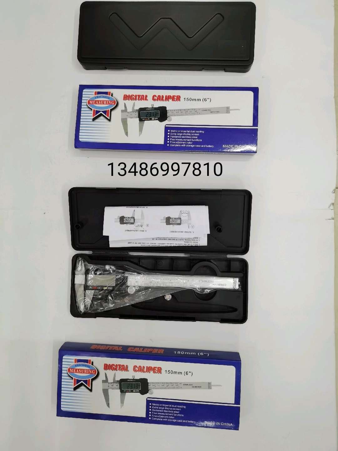 Vernier caliper digital display caliper micrometer measuring tool hardware undefined