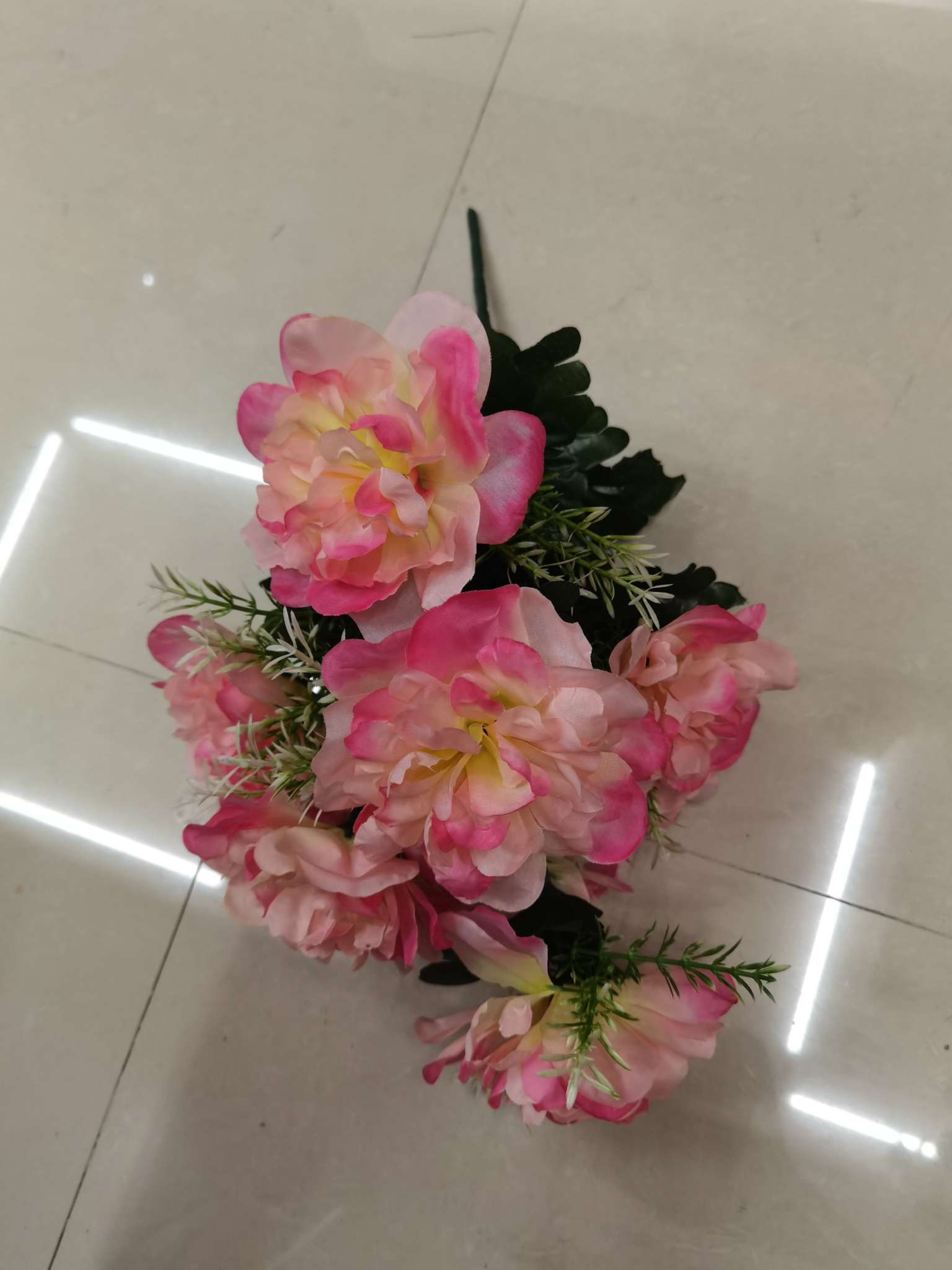 Ten dahlias