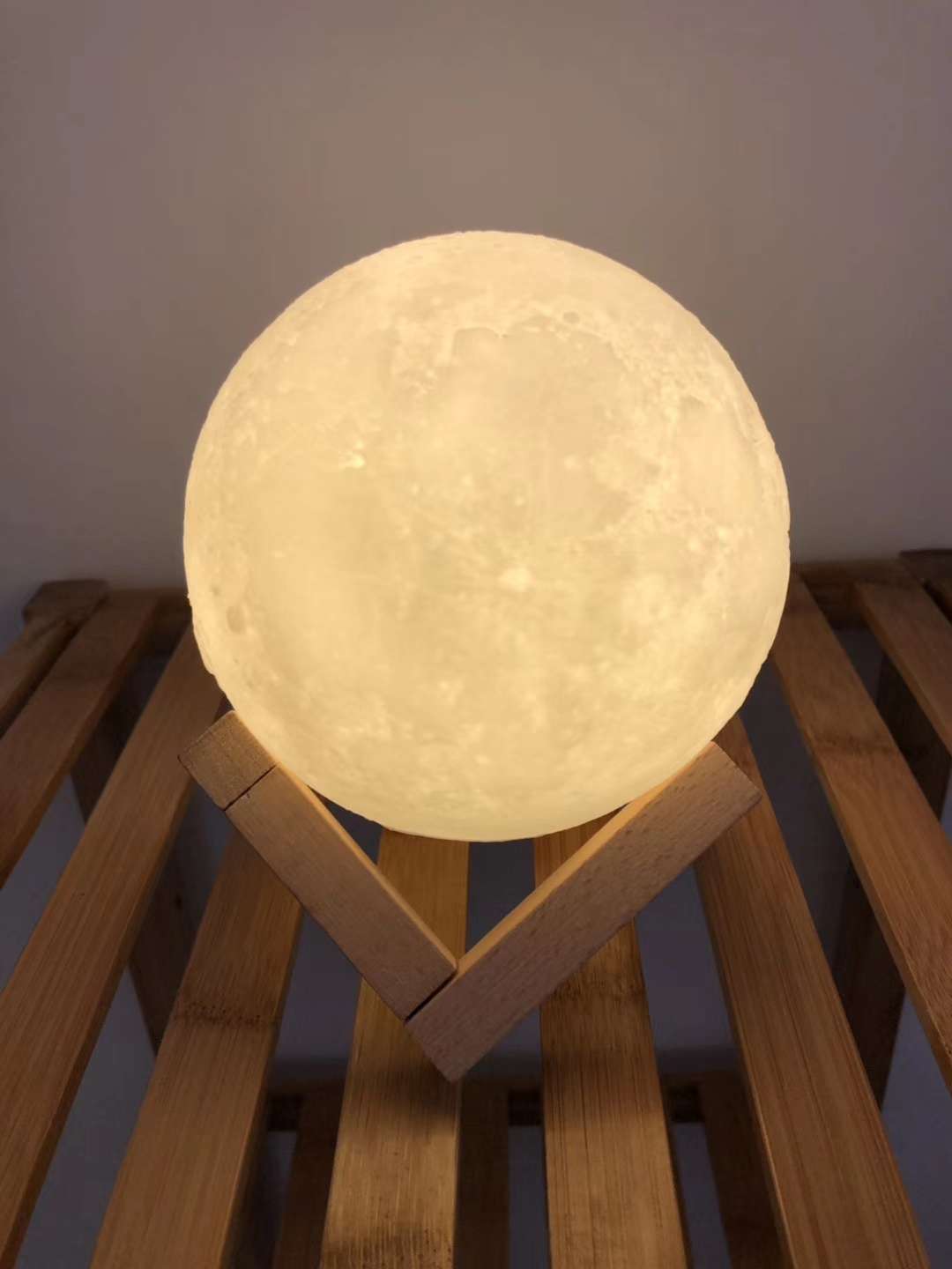 3D Moon light Creative Night light Bedroom bedside table lamp romantic dream starry night light sleep maglev thumbnail