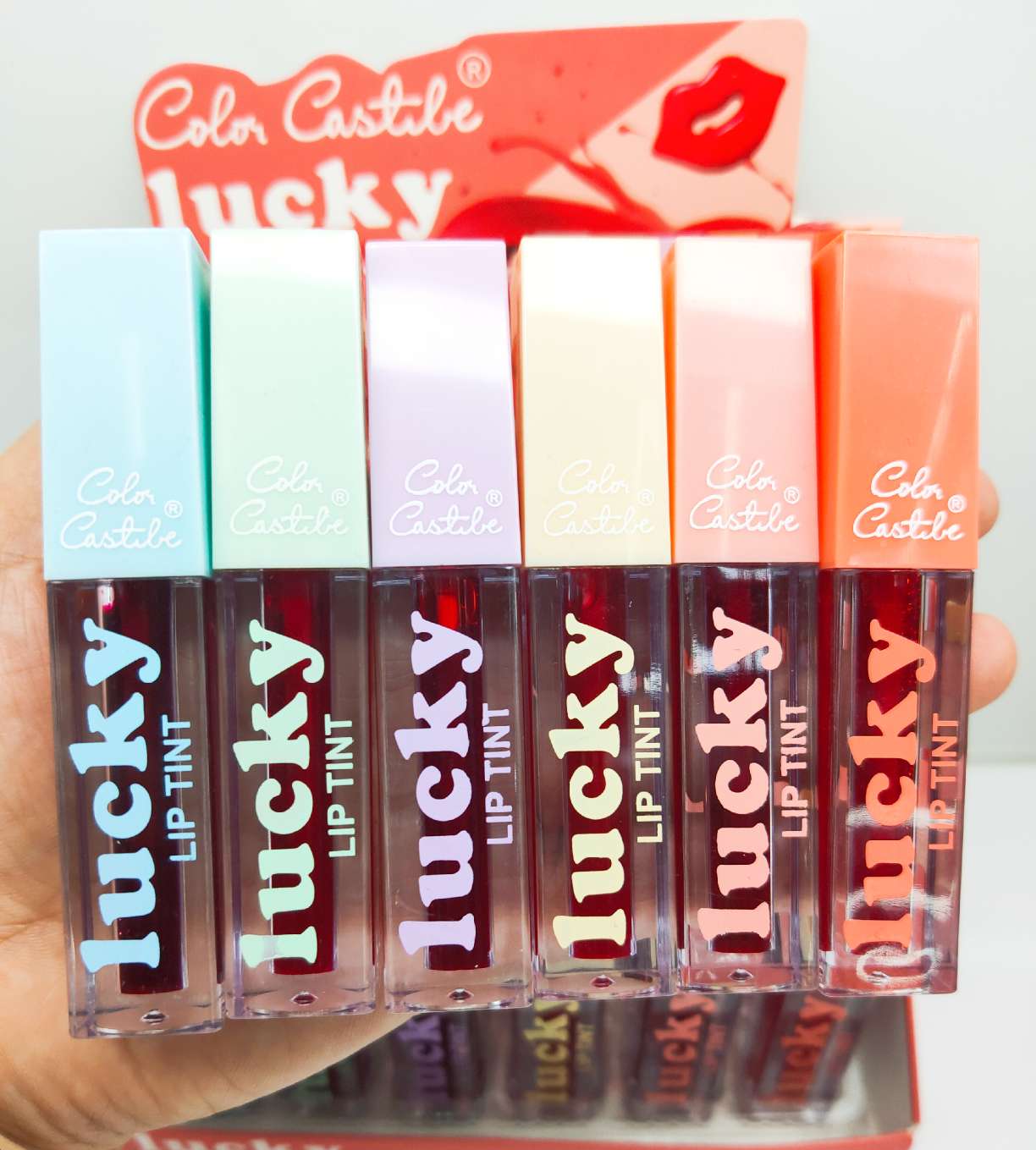 Lip dye liquid blush water lipstick lip gloss Lip gloss Lip gloss is waterproof and does not fade detail image 1