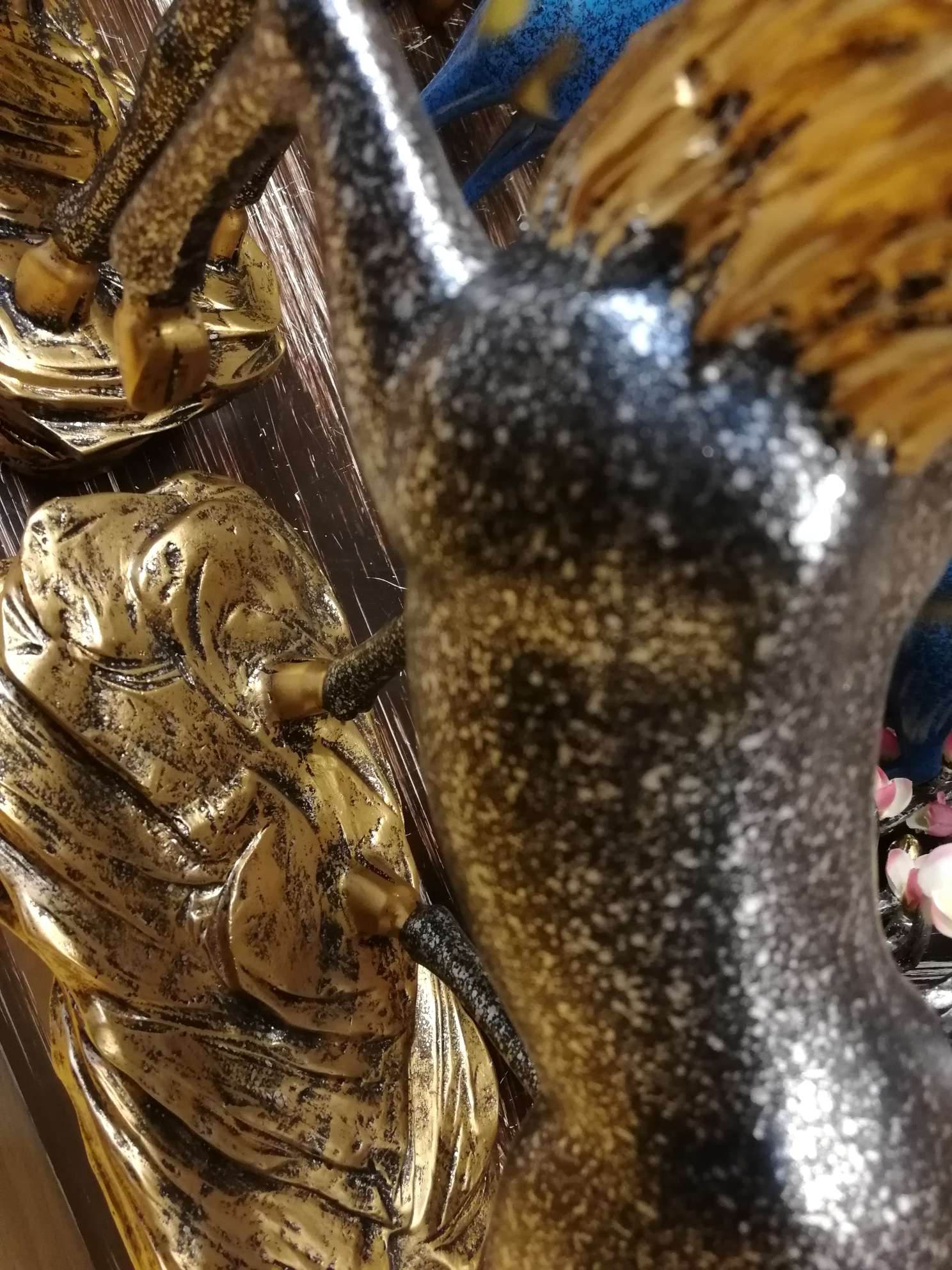 仿真梅花鹿 工艺品摆件 树脂配件 祥鹿摆件白底实物图