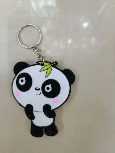 Pⅴc Pendant Panda Key Chain