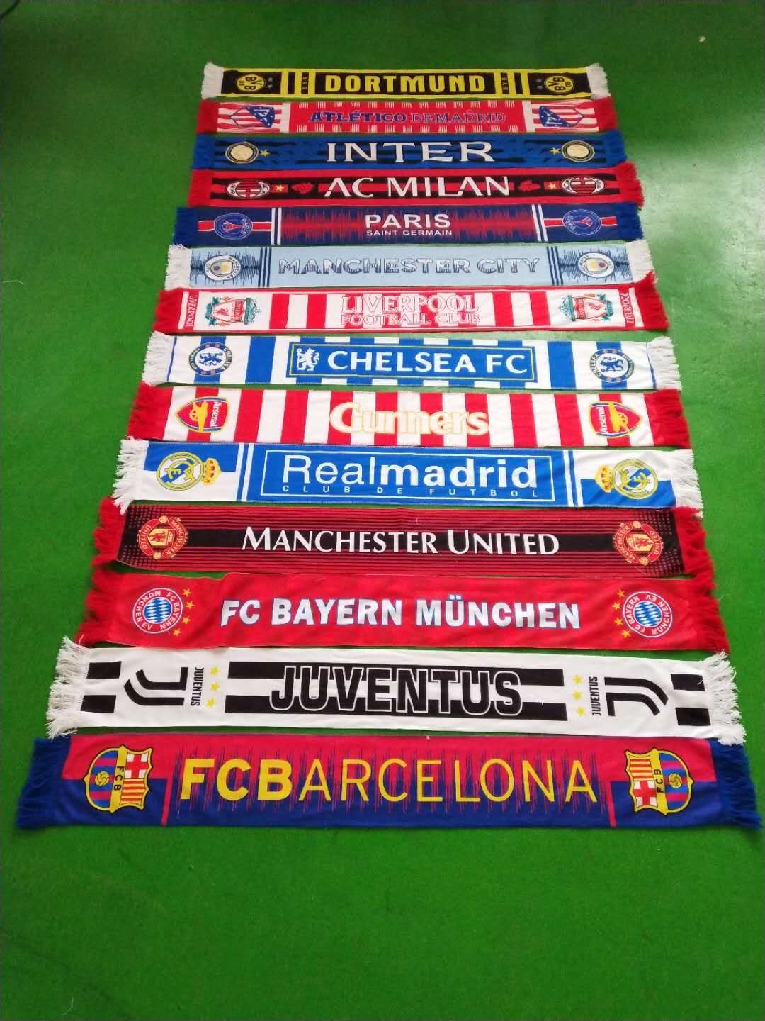 定做各种尺寸，135*15㎝涤纶围巾