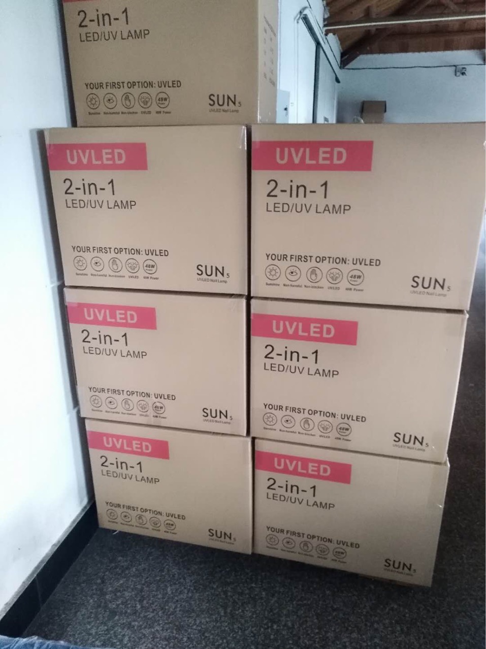 Factory direct sales of the new sun5 nail art lamp, baking lamp, 48wLED light therapy machine UV lamp with No. 5 ultraviolet light Application Scenario