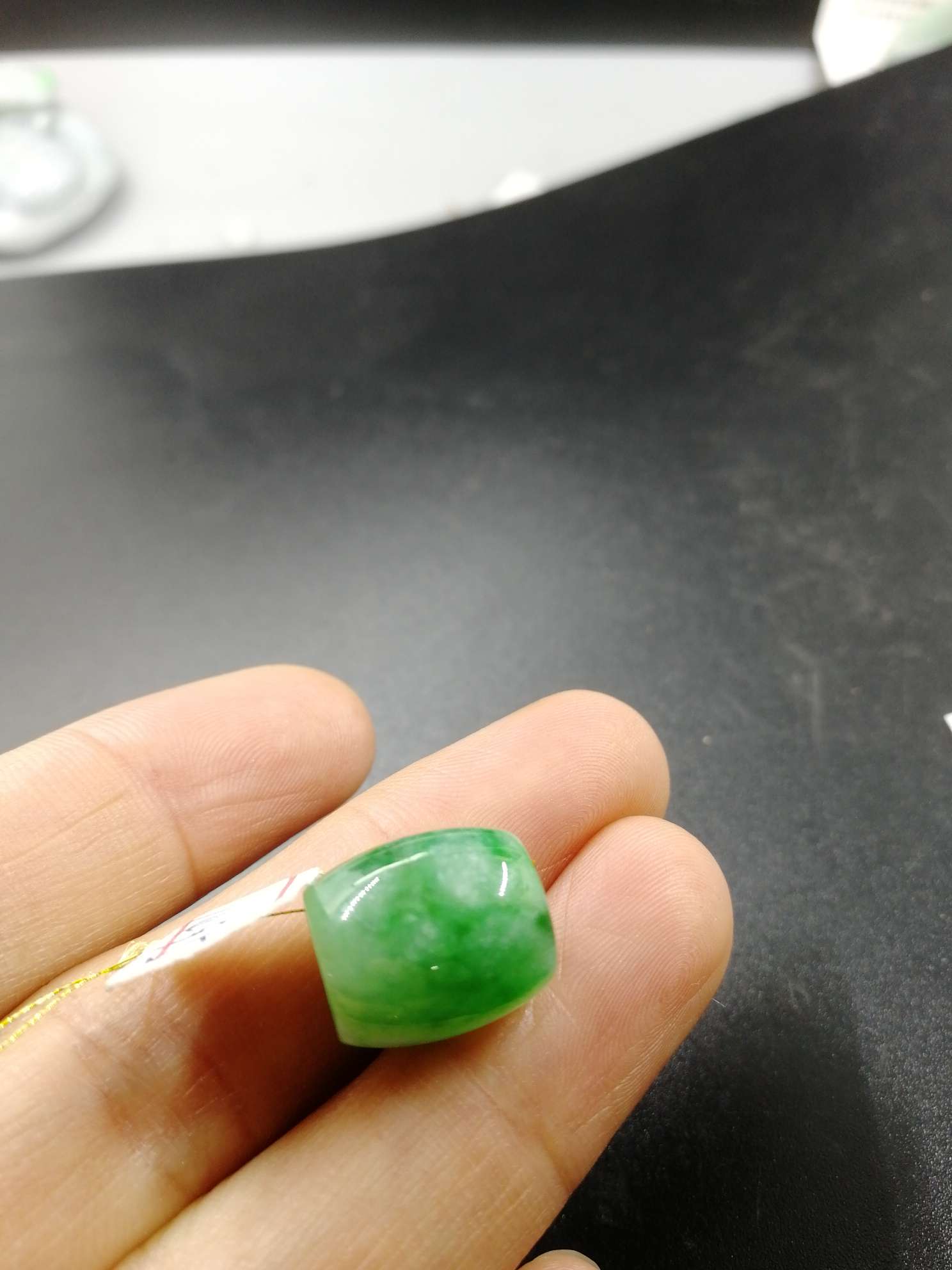 宝磊玉器缅甸玉天然翡翠路路通吊坠挂件，翡翠A货