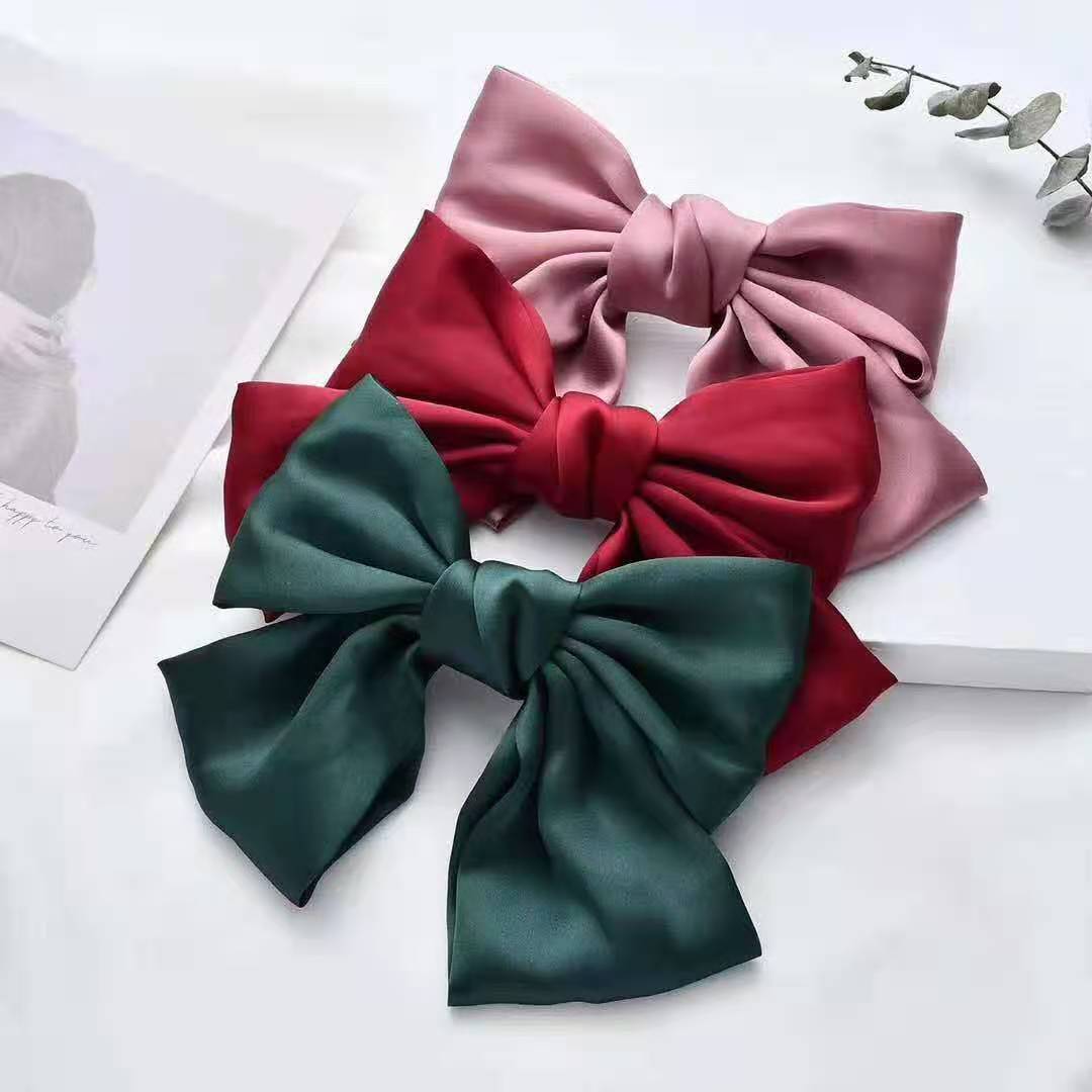Satin chiffon bow thumbnail