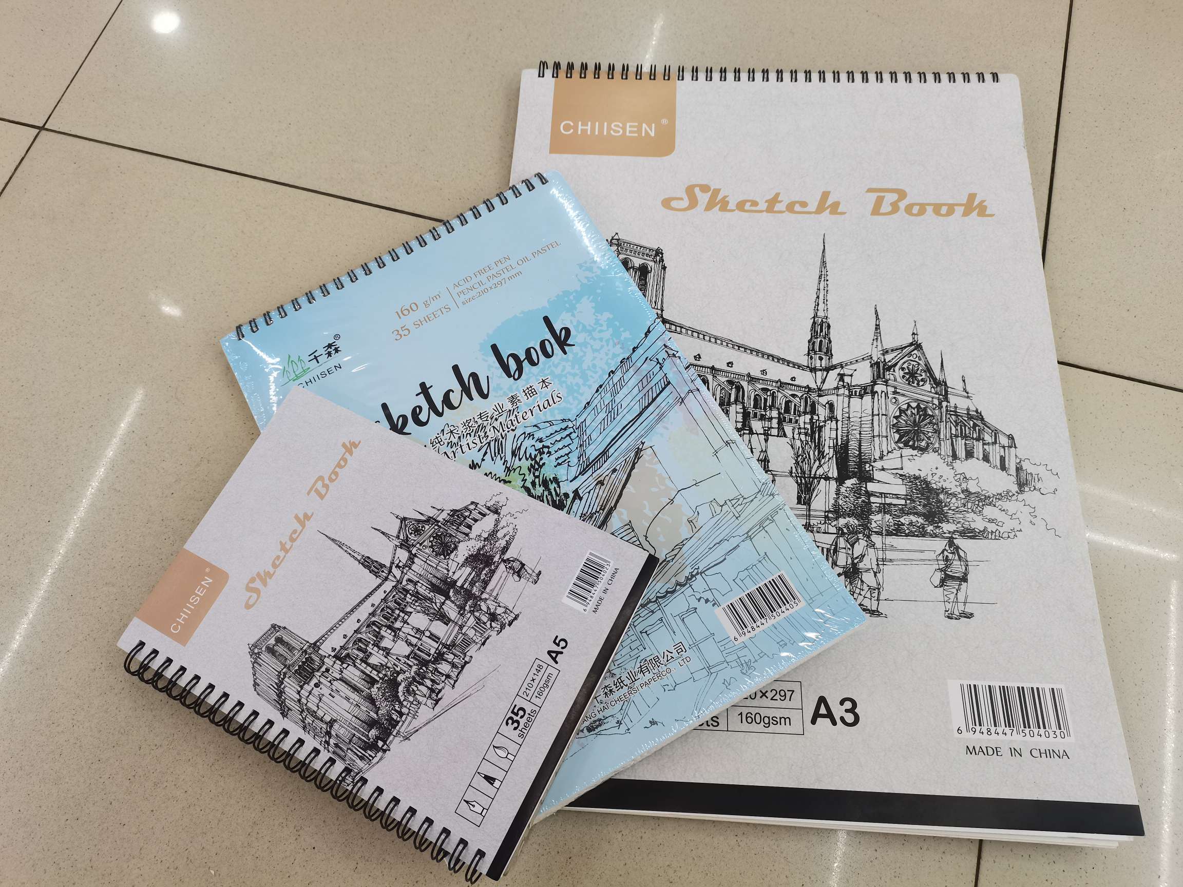 A4 sketch book 35 pages 160g thumbnail