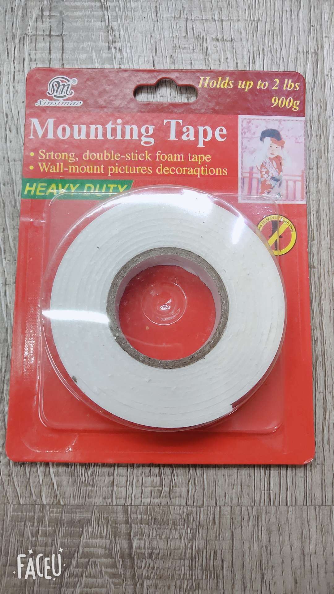 Suction card foam tape, vacuum forming foam tape