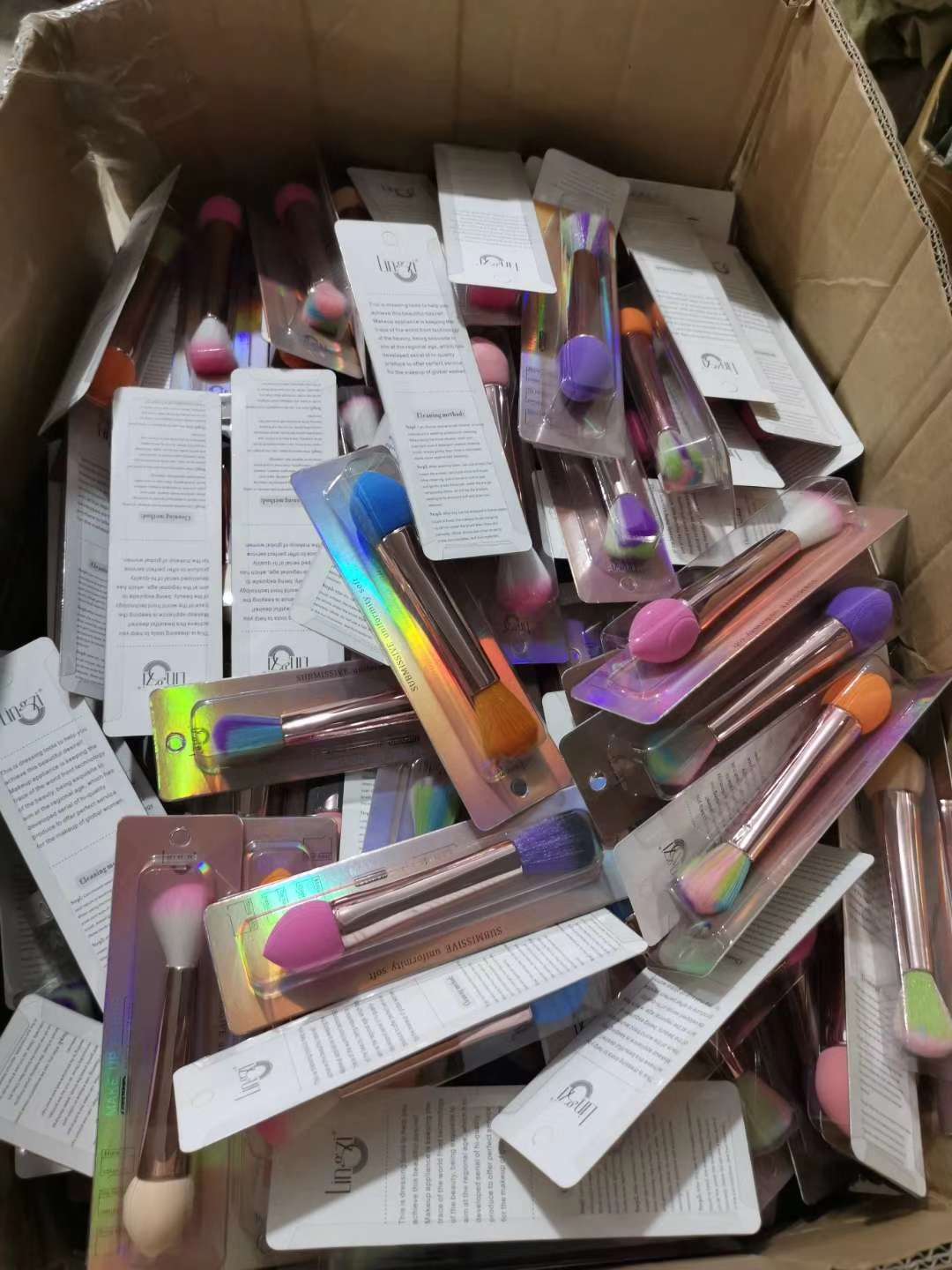 Makeup Brush Double headed Sponge brush