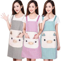 【1/2件装/厨房围裙女工作上班背带成人可爱时尚韩版家用做饭围腰