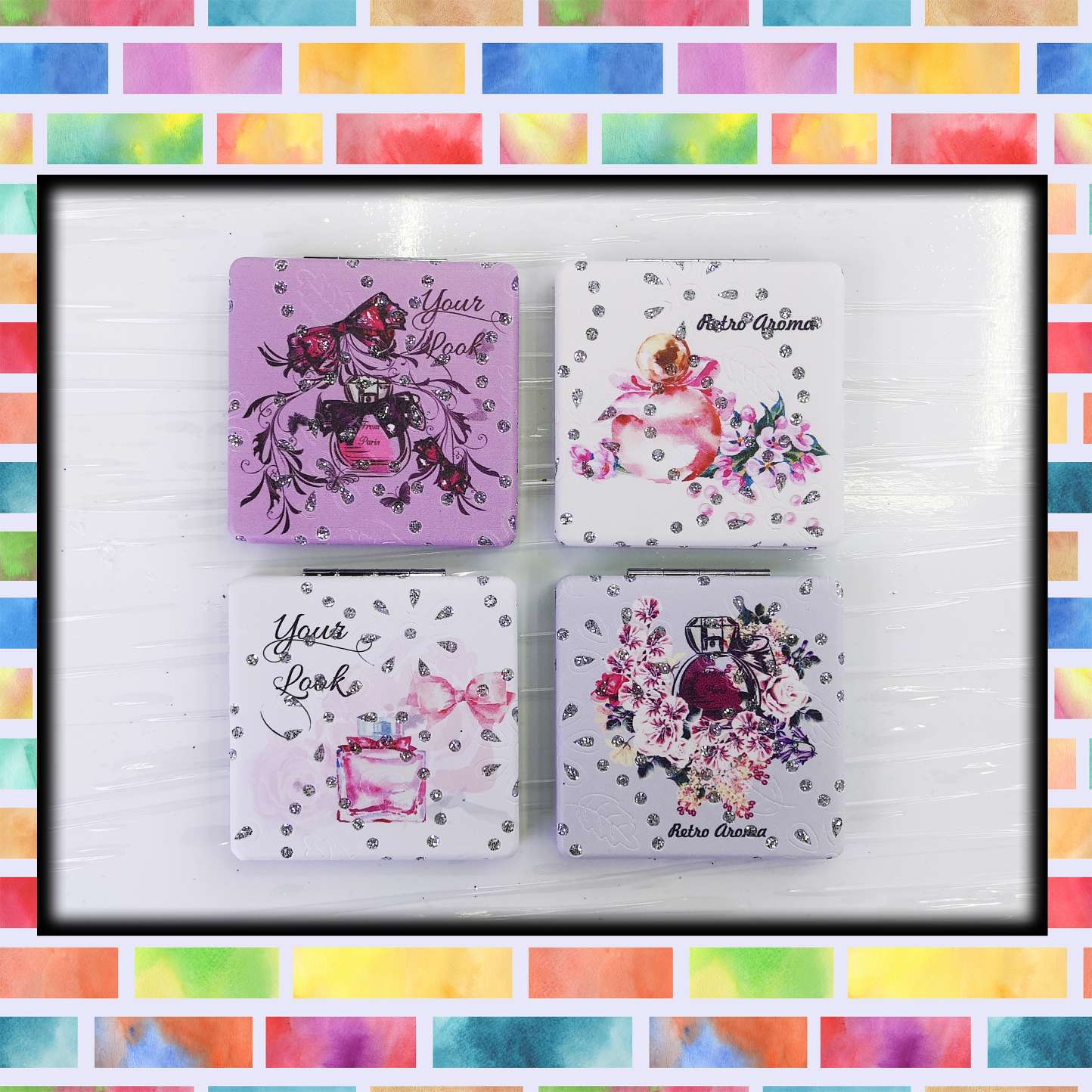 14193M 大方双面印花皮镜细节图