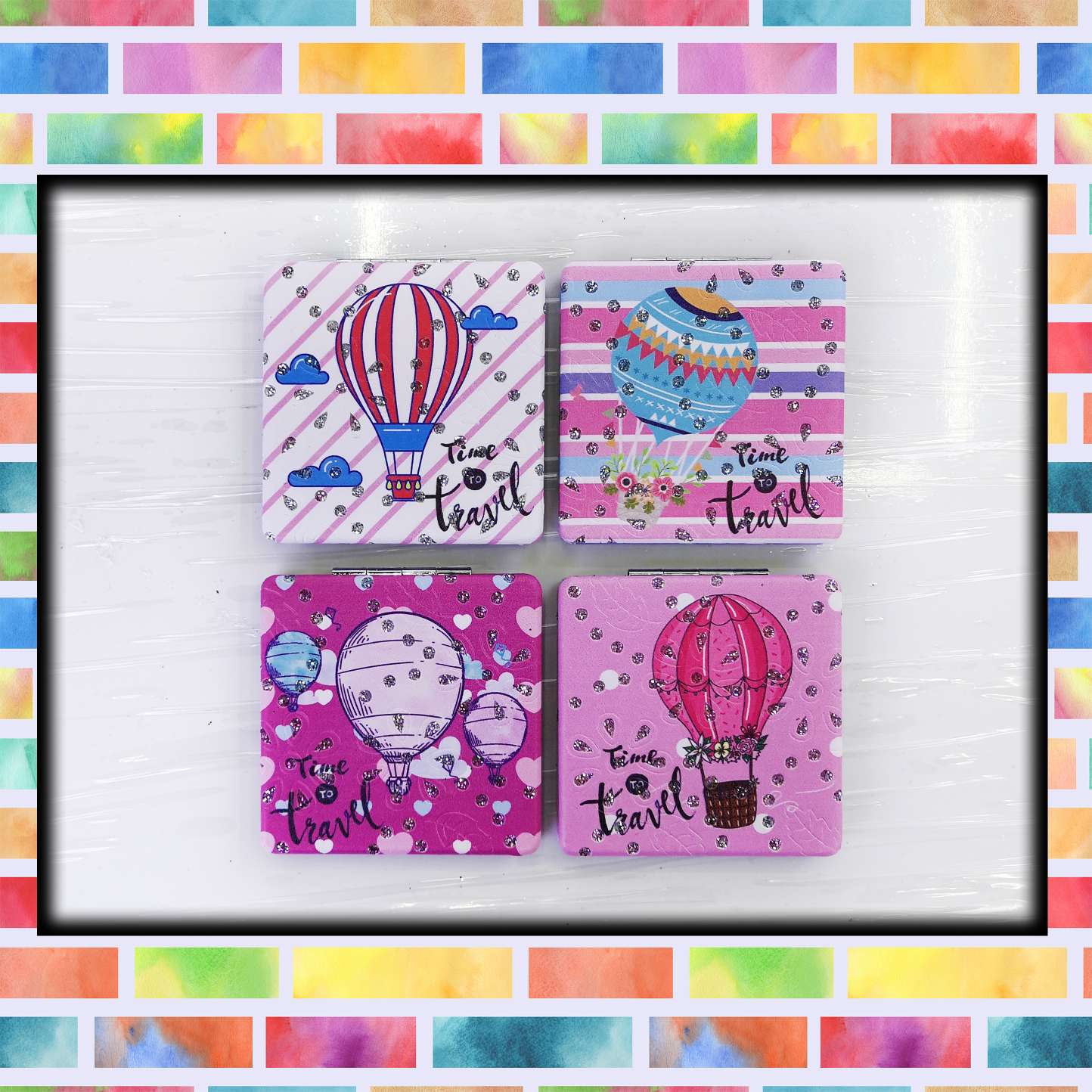 14193M 大方双面印花皮镜图