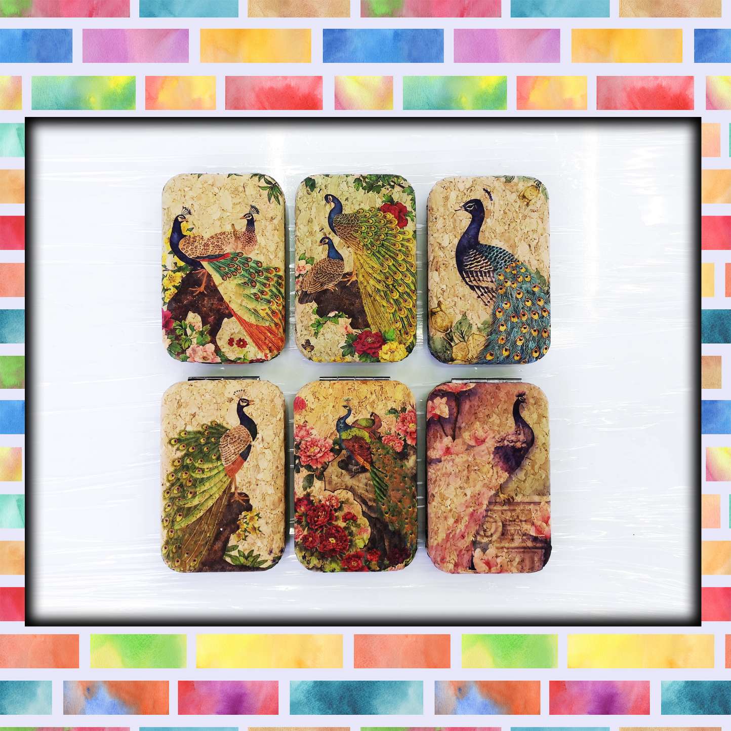 14193M 双面木皮镜图