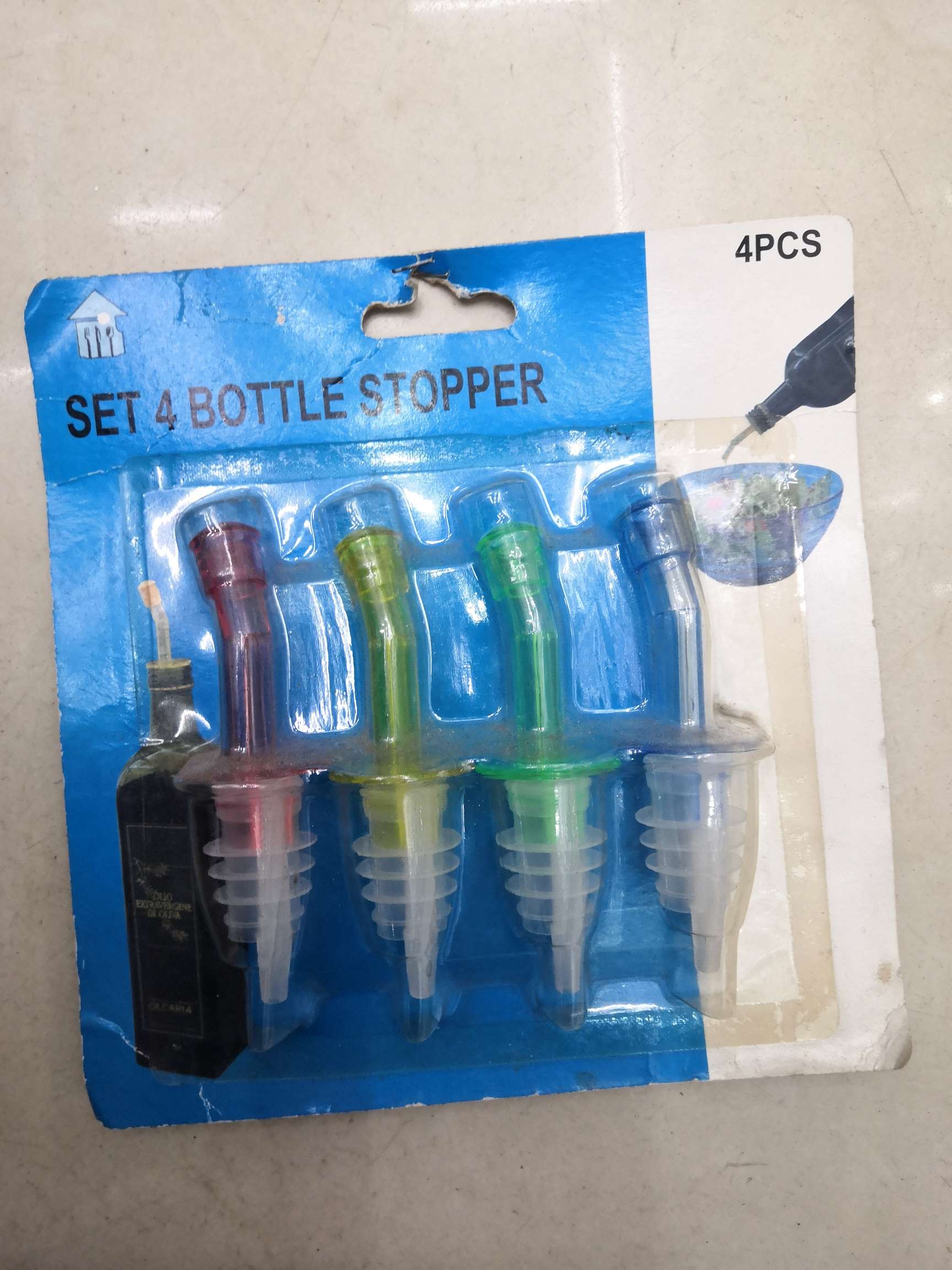 4PCS plastic wine decanters thumbnail