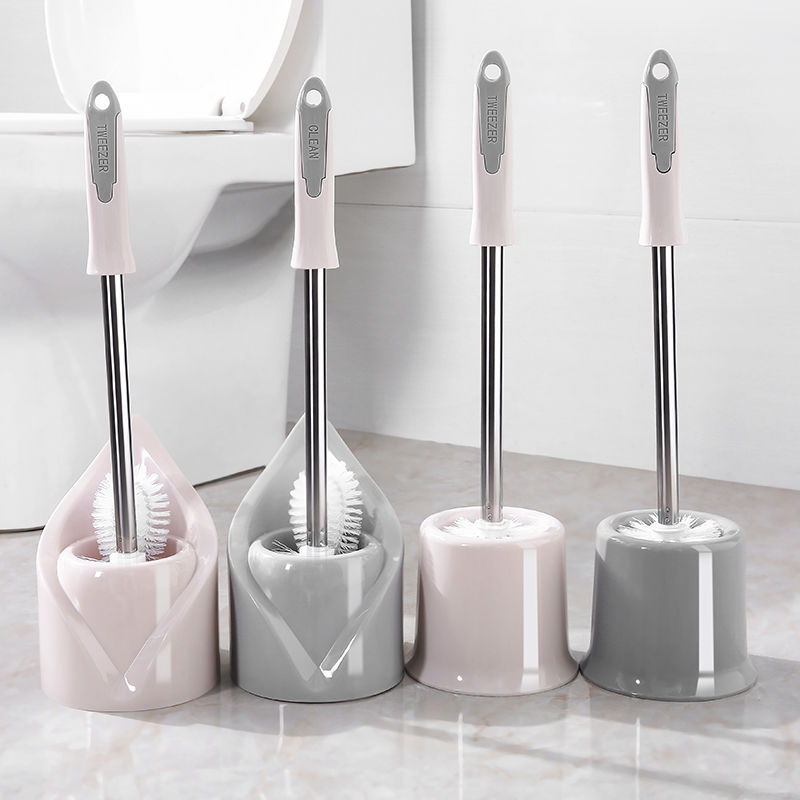 Toilet brush set with no blind spots in the bathroom, cleaning brush, long-handled plastic toilet cleaning brush, toilet brush pic 6