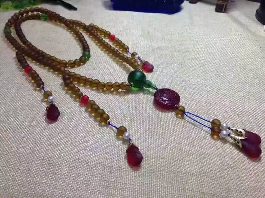 Glass prayer beads + counting Application Scenario