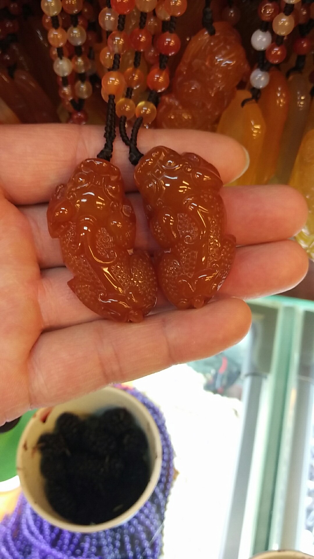 Chalcedony pendant undefined