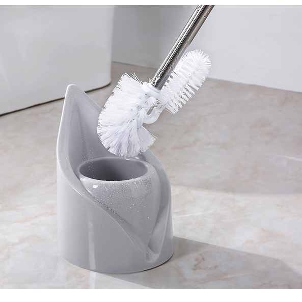Toilet brush set with no blind spots in the bathroom, cleaning brush, long-handled plastic toilet cleaning brush, toilet brush pic 10