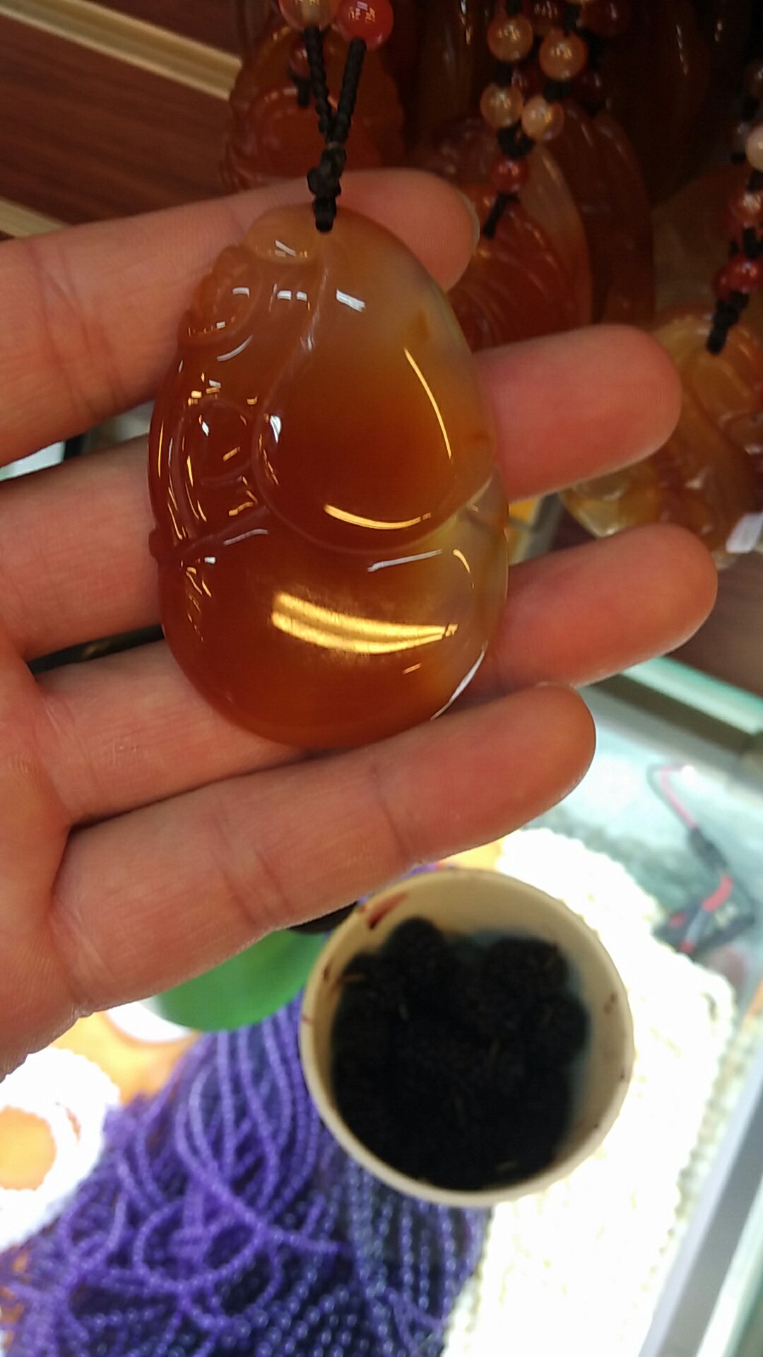 Chalcedony pendant undefined