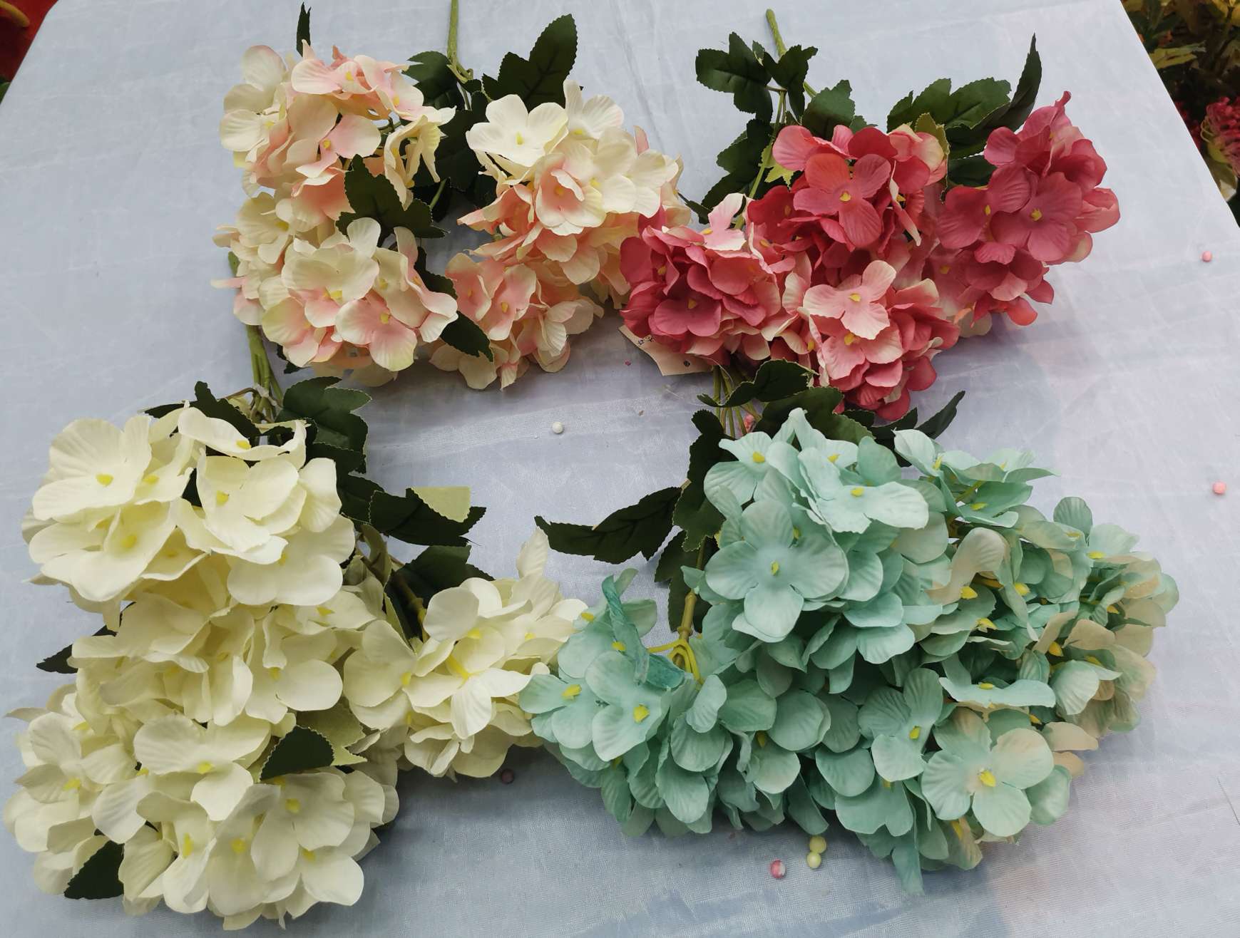 Simulated European hydrangea violet detail image 4