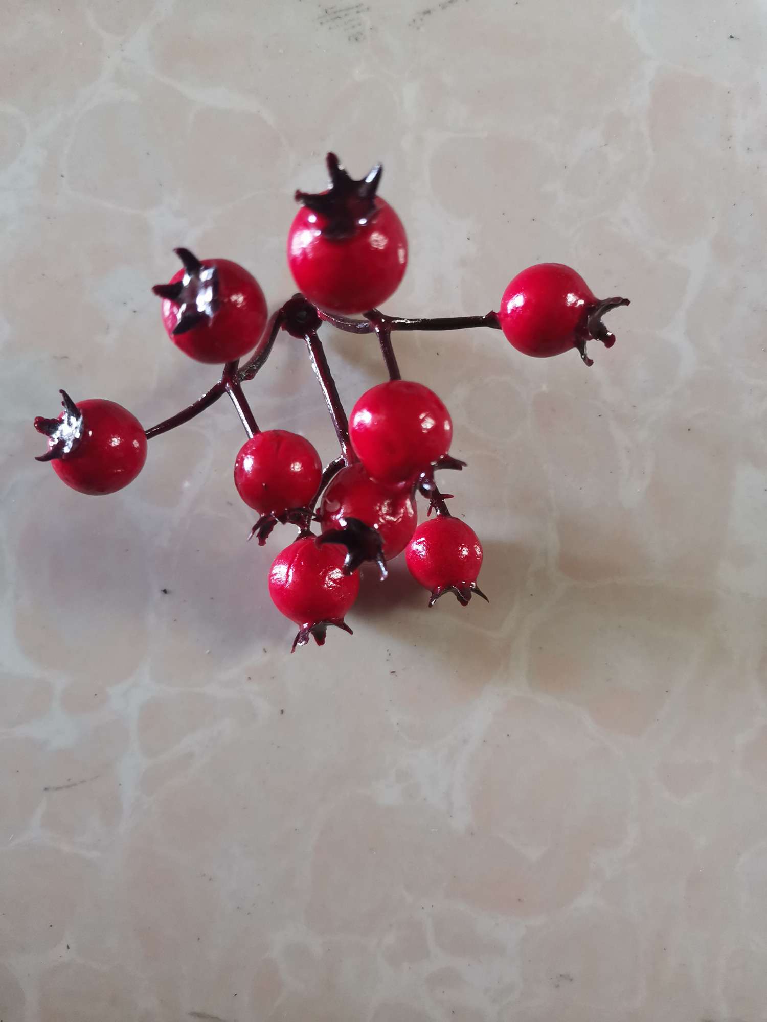 三叉九头石榴果