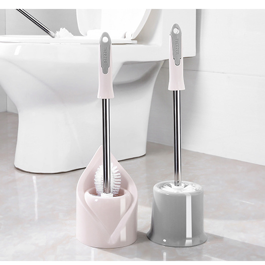Toilet brush set with no blind spots in the bathroom, cleaning brush, long-handled plastic toilet cleaning brush, toilet brush pic 9