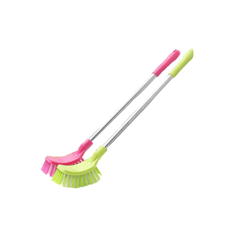 【 1000-stroke loss 】4 stainless steel long-handled toilet brushes for bathroom toilet cleaning and decontamination, 1 piece detail image 2