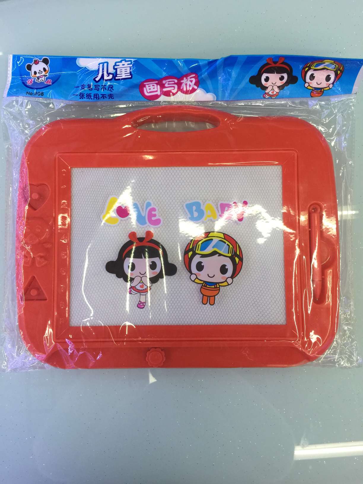 儿童益智玩具早教磁性大号画写板