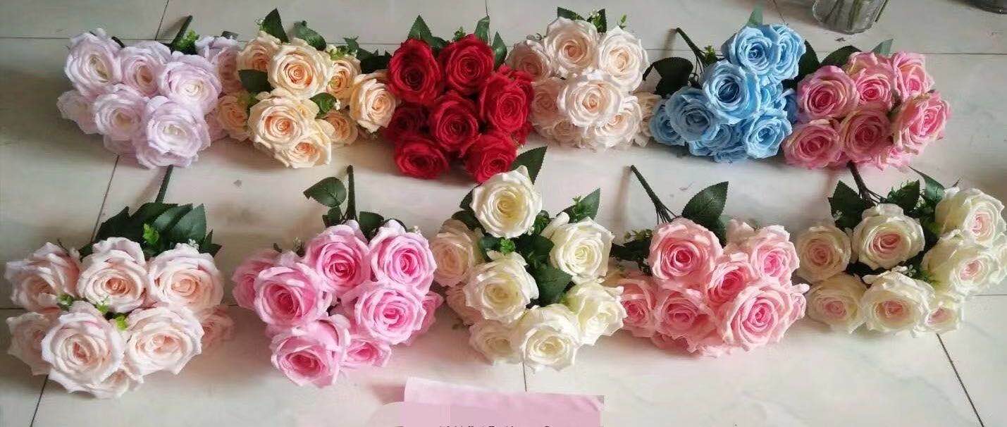 12 heads of fruit roses
