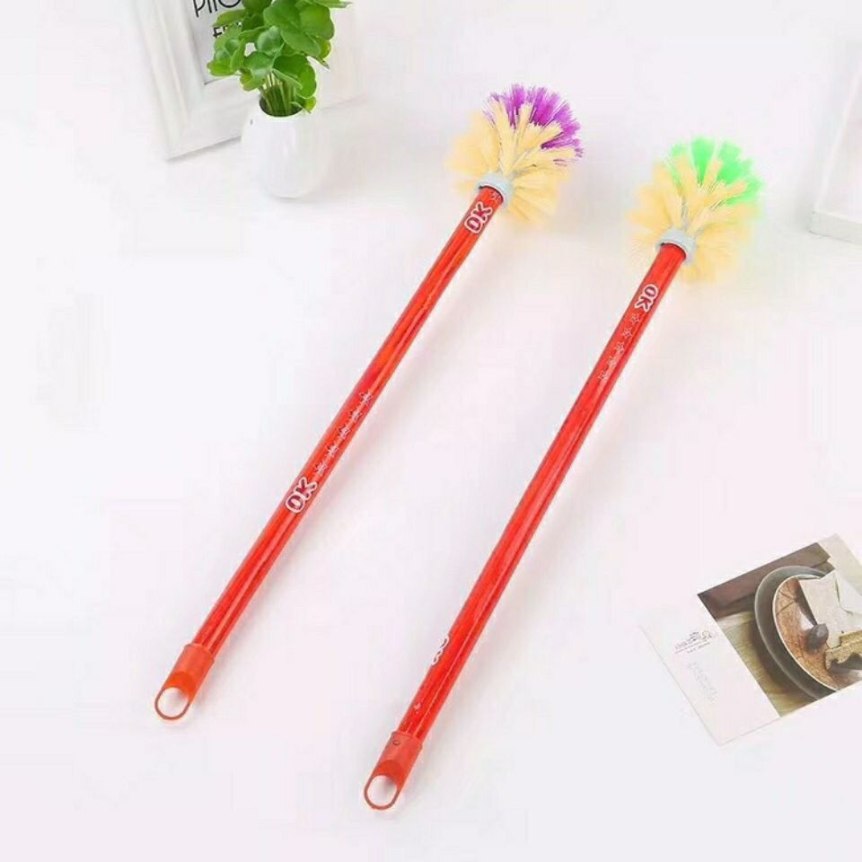 Toilet brush, household brush, no blind spots, bathroom long-handled set, soft bristle cleaning brush, toilet cleaning brush, toilet bowl brush Item Picture