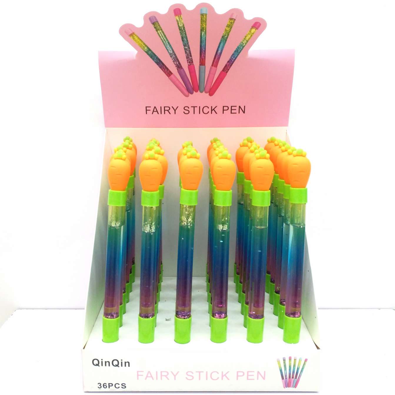 Web celebrity douyin pen, lovely carrot neutral pen, craft cartoon modeling pen thumbnail